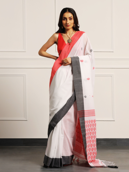 Handloom Khadi cotton saree