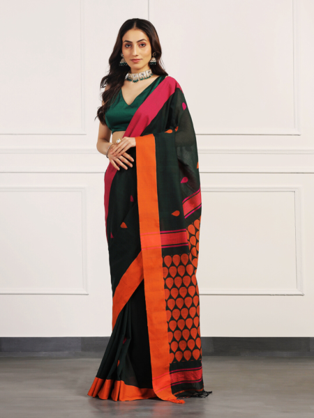 Handloom Khadi cotton saree