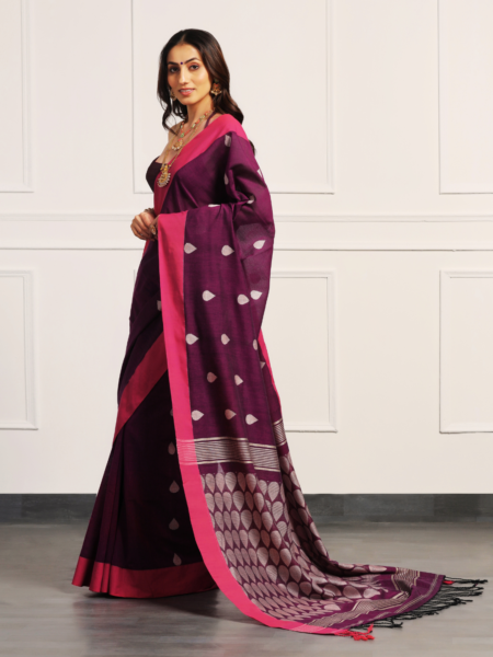 Handloom Khadi cotton saree