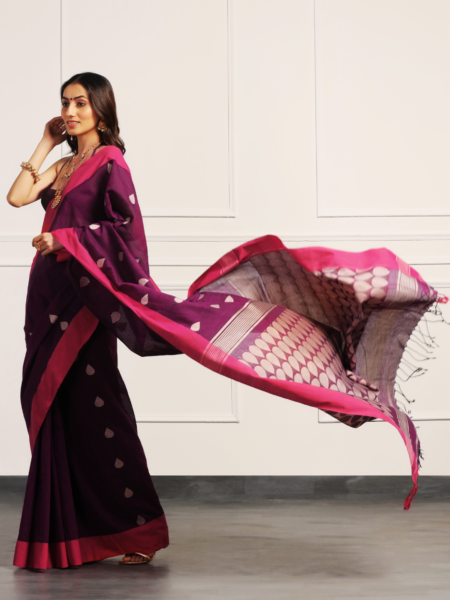 Handloom Khadi cotton saree