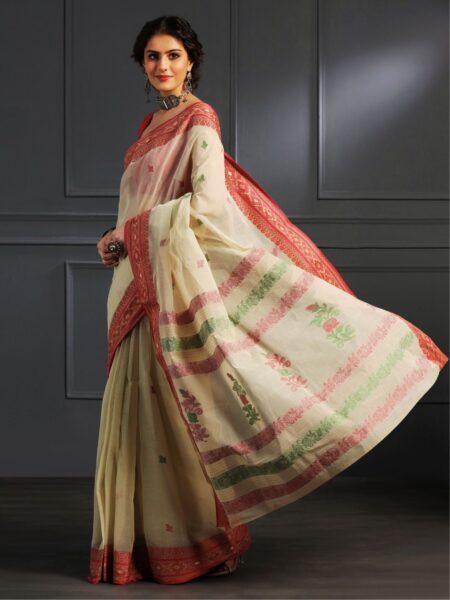 Handloom Khadi cotton saree