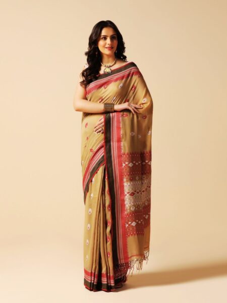 Khadi cotton saree