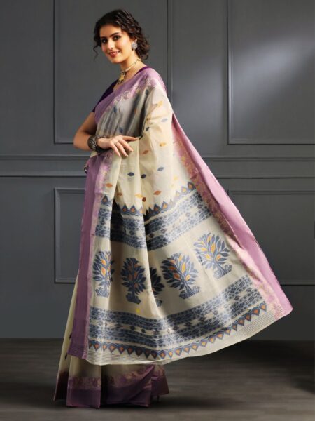 Khadi cotton saree