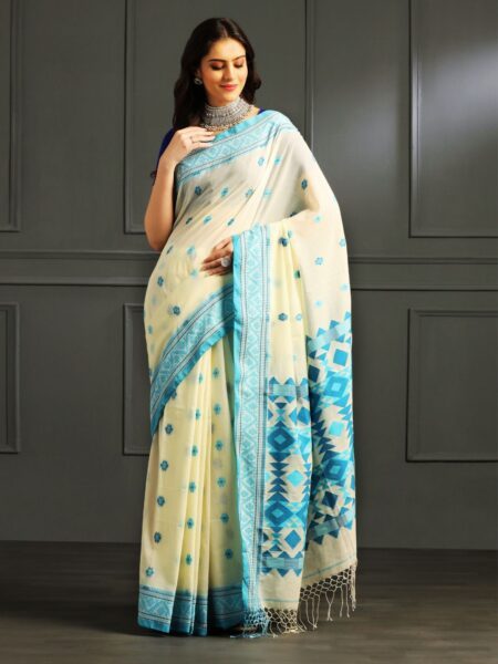 Khadi cotton saree