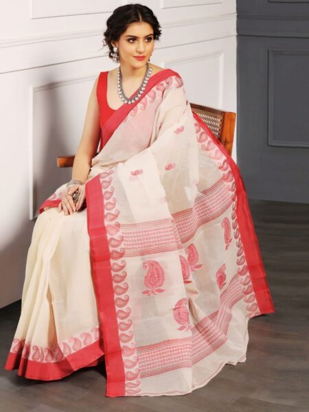 Handloom Khadi Cotton Saree
