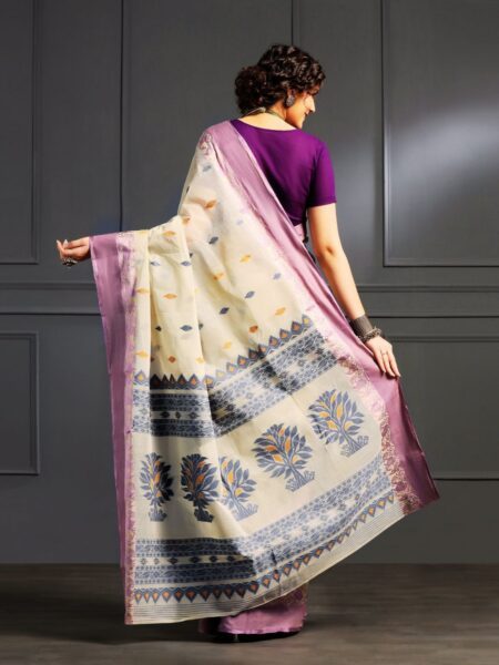 Khadi cotton saree